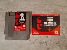 Nintendo NES The Hunt for Red October con embalaje original e instrucciones FRA