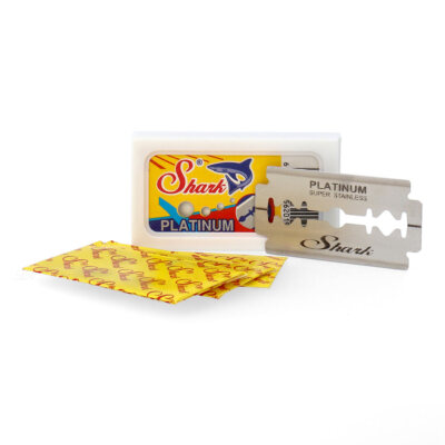 Shark Platinum Blades Double Edge Rasierklingen Packungsinhalt 5 Stück