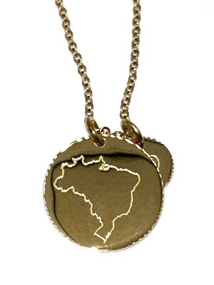 Brazil Brasil BRA Country Necklace LDS Sister Missionary Mom Statesman Ties