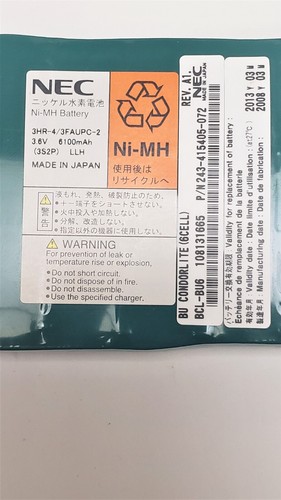 NEC Ni-MH Battery 3hr-4/3faupc-2 Condorlite 6 Cell - Picture 2 of 2