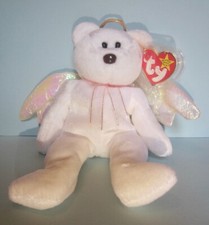 Ty Beanie Babies Halo the Angel Bear Toy, 1998