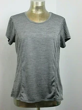 Head Heather Gray Active Top Womens Size XL Chest 38 Short Sleeve 227-24743