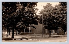 VINTAGE SCHOOL HOUSE CARO, MICHIGN~RPPC POSTCARD AW