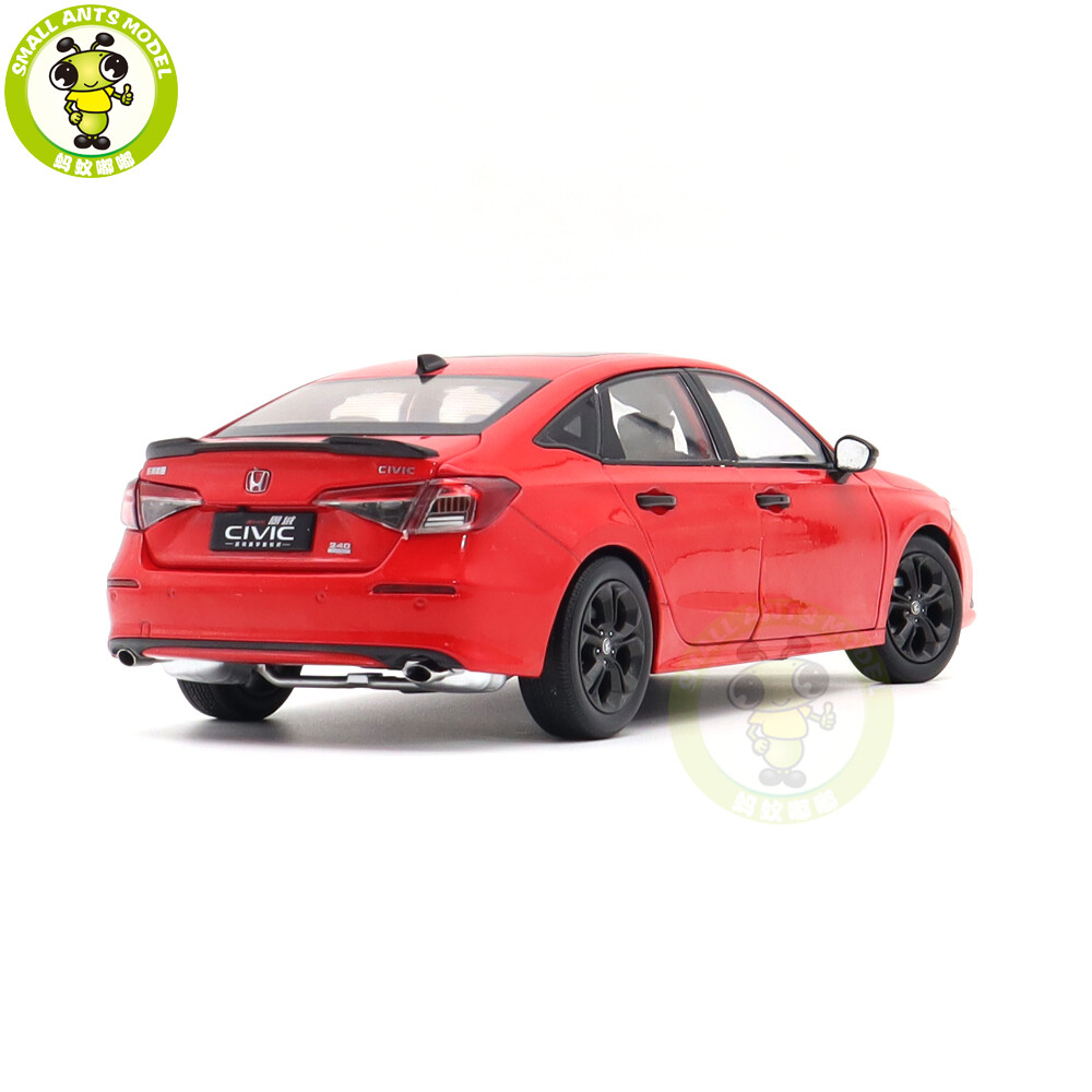 1/18 Honda CIVIC 2022 11th Generation Red Diecast Model Toy Car