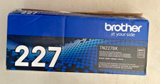 Brother Genuine TN227BK Black Toner Cartridge TN-227BK - USED - Free Shipping