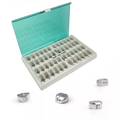 Dental Stainless Steel Primary Pediatric Pedo Molar Crowns Baby