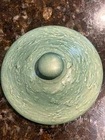 Roseville Pottery Green Magnolia Mid Century Modern Pottery Cookie Jar Lid