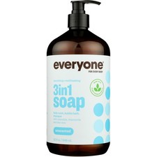 Everyone Soap 3 In 1 Unscented 32 Oz Body Was...