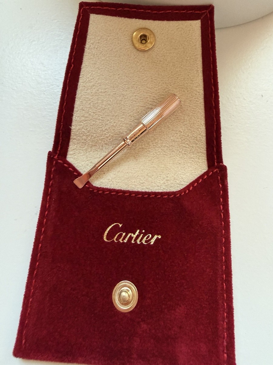 Cartier Screwdriver NEW AUTHENTIC SWISS MADE Rose Gold Color. In