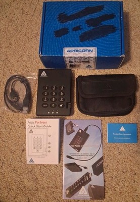 Apricorn Aegis Fortress 256-bit AES XTS Encryption 1TB FIPS A25-3PL256-1000F