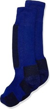 Thorlos Kids Snow Padded Over the Calf Socks Laser Blue/Black Small