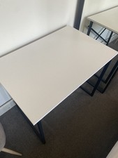 90cm Wooden Computer Desk Modern Study Table Workstation With Metal Legs