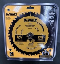DeWalt 8-1/4 Inch 24 Tooth Ripping Saw Blade DWA181424 