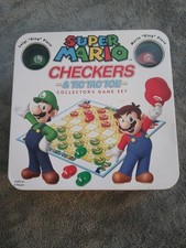 Super Mario Checkers and Tic Tac Toe Collector Edition Game Set 2011