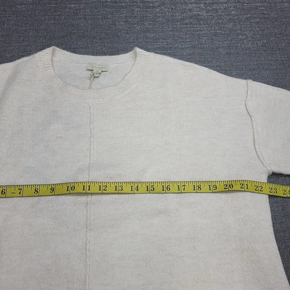 Legendary Outfitters Womens Soft Cozy Sweater Large Size Off White Pullover Top - Image 2 of 4
