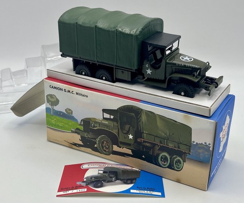 Camion GMC Militaire bachée au 1:43° - Ed. Limitée CIJ de NOREV 8/60/2 - Neuf - Foto 3 di 9