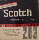 REEL TO REEL TAPE SCOTCH 3M 203 DYNARANGE SERIES EXTRA LENGTH 1800' 7 INCH VG — photo 2