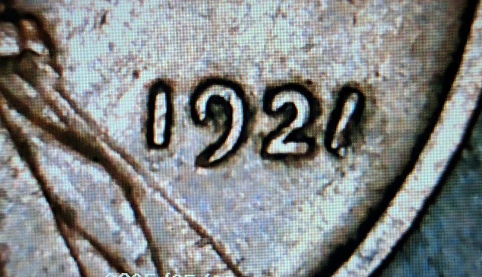 1921-P Lincoln Wheat Penny,  Error, Slanted Number "1" In The Date - Image 3 of 4
