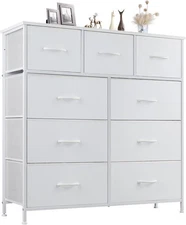 DUMOS Dresser for Bedroom, Storage Organizer with 9 Drawers, Chest of Drawers...