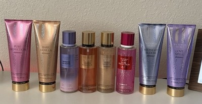 Victoria's Secret Shimmer Lotions & Mists Set Pure Seduction, Bare Vanilla