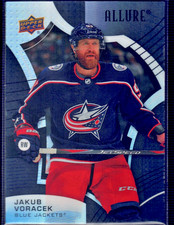 2021-22 Upper Deck Allure #95 Jakub Voracek Black Rainbow