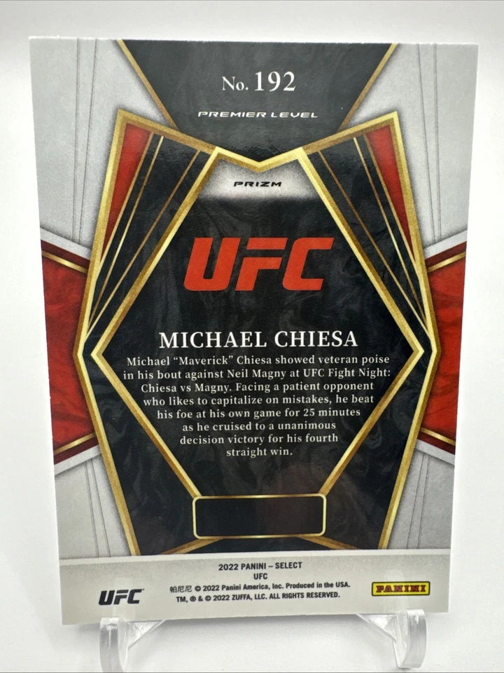 Michael Chiesa 2022 Select Elephant UFC- 2216 - Image 2 of 2