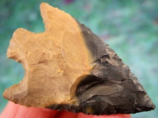 Super Fine Colorful Kentucky Corner Notched Rankin Point with COA Arrowheads