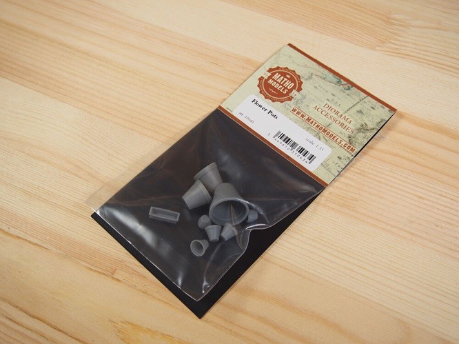Matho Models 35043 - 1:35 Flower Pots - New