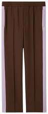 Authentic Men's Gucci Brown Pink Fluid Drill Pants 787221 New 1200