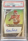 2017 Panini Prizm Patrick Mahomes II Patented Penmanship ROOKIE Auto 6/10 PSA 9