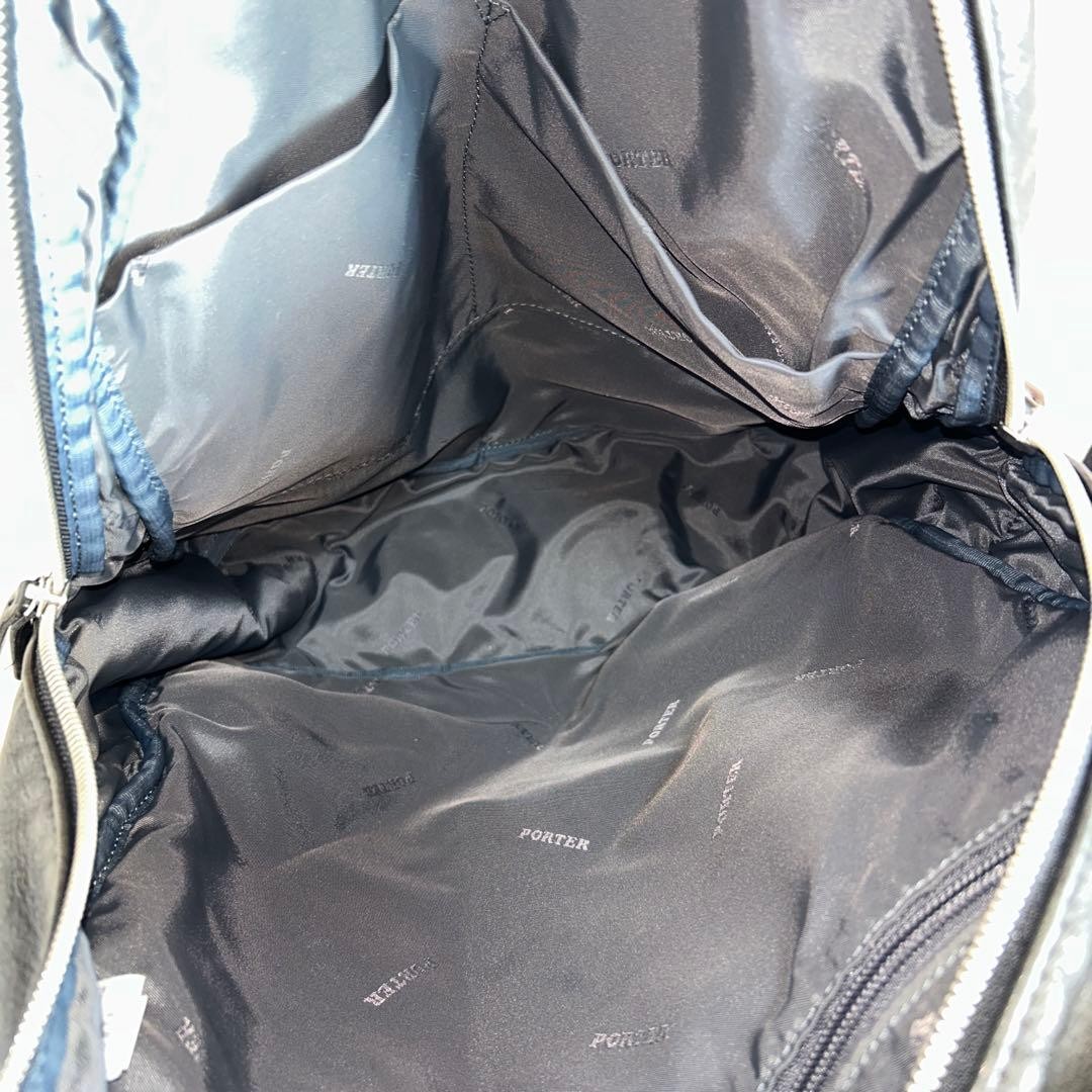 Porter leather backpack black - image 8