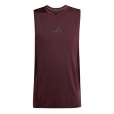 Adidas Men's Large Training Tank Top Slim Fit Workout Gym Active Aurora Ruby NWT