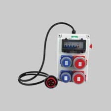 QUADRO DI DISTRIBUZIONE 220V/380V PULSANTE EMERGENZA IDEAL STAR cm 330X220X150