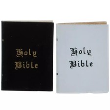 Dollhouse and Craft Miniatures - Miniature Bibles - Scale 1:12, Small, Black