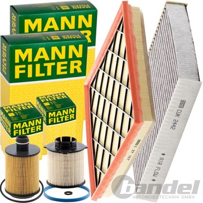 MANN FILTER INSPEKTIONSPAKET passend für OPEL ASTRA J  ZAFIRA TOURER C 95-165 PS