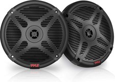 Pyle 6.5" Dual Marine Speakers - Waterproof  Bluetooth Compatible,600 Watt