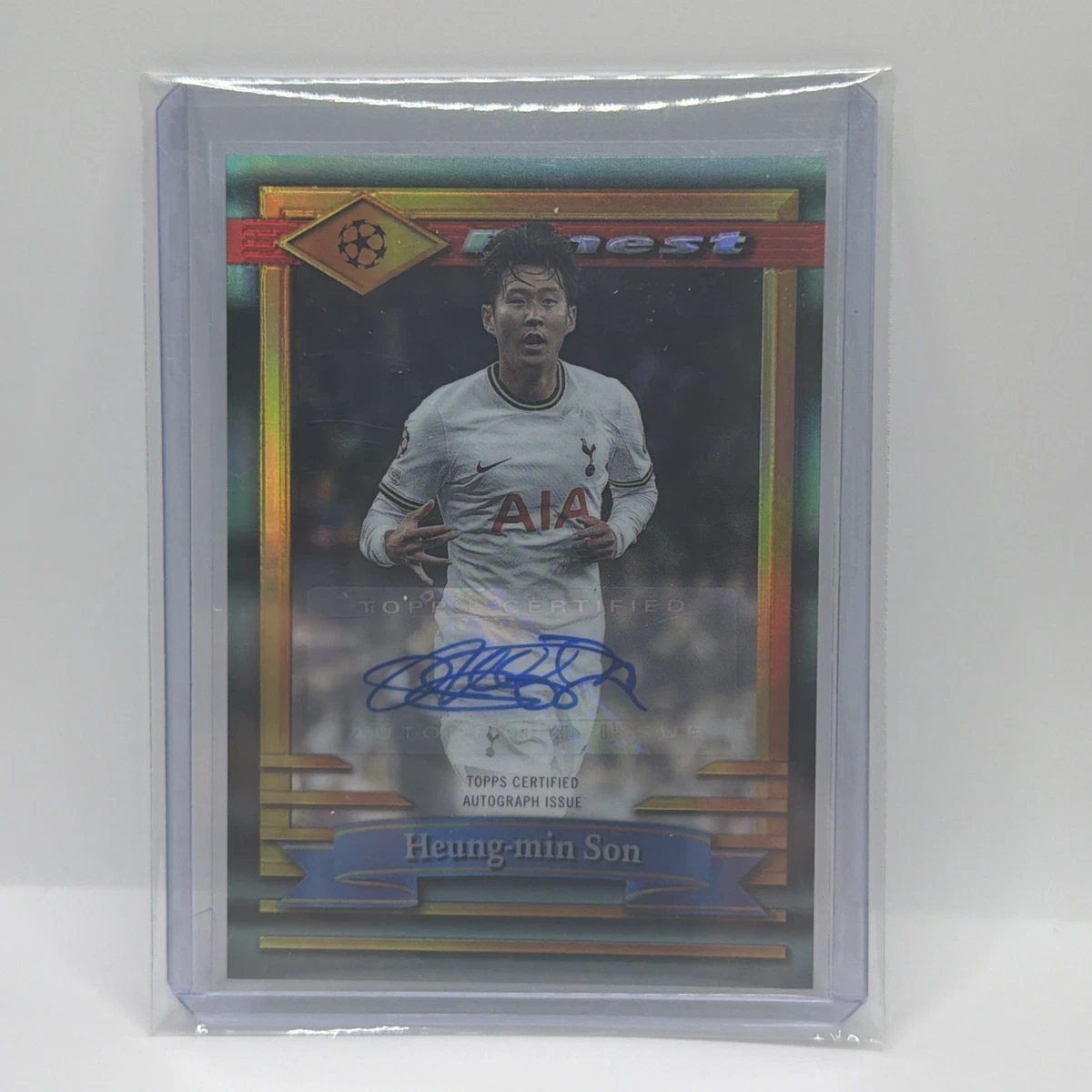 Topps Soccer Tottenham Hotspur Autographed Sports Trading Cards