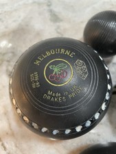 Drakes Pride Standard Outdoor White Lawn Bowls Jack (63-64mm, Approx 266g - View #9