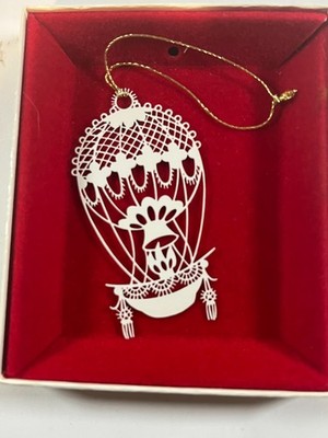 Winterlace Hot Air Balloon By Tamerlane #15074 w/original box
