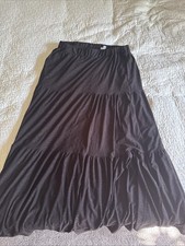 Lularoe ladies womans black long skirt size XL