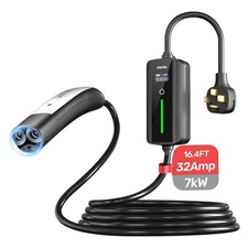 Level 1 2 Portable EV Charger 32A 120V/240V 16.4FT for Tesla X/Y/3/S FAST SHIP