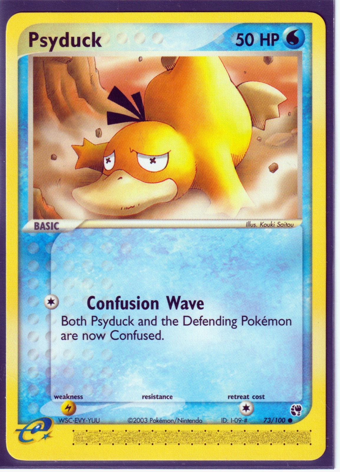 VINTAGE 2003 POKEMON PSYDUCK 73/100 EX SANDSTORM (E-SerIes) REGULAR - NM (P2)