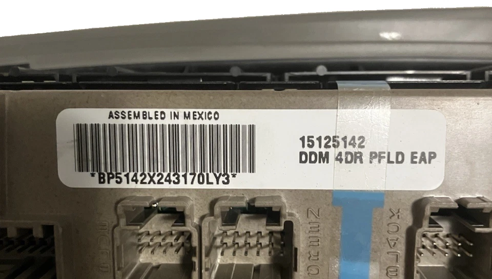 03-06 Interruptor de control de ventana eléctrica maestro Chevrolet GMC conductor delantero izquierdo madera Foto 3 de 3