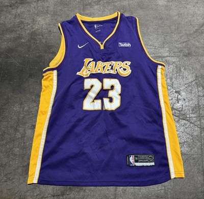 Lakers LeBron James #23 Nike Wish NBA Swingman Jersey Size 56