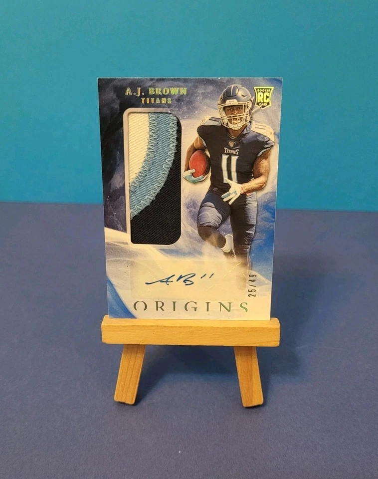 🔥A.J. Brown🔥 2019 Rookie Patches & Autographs (4) Card RC Lot - Image 3 of 4