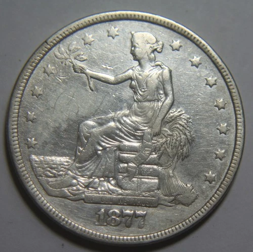 1877 Trade Silver Dollar - $1 - No Reserve!