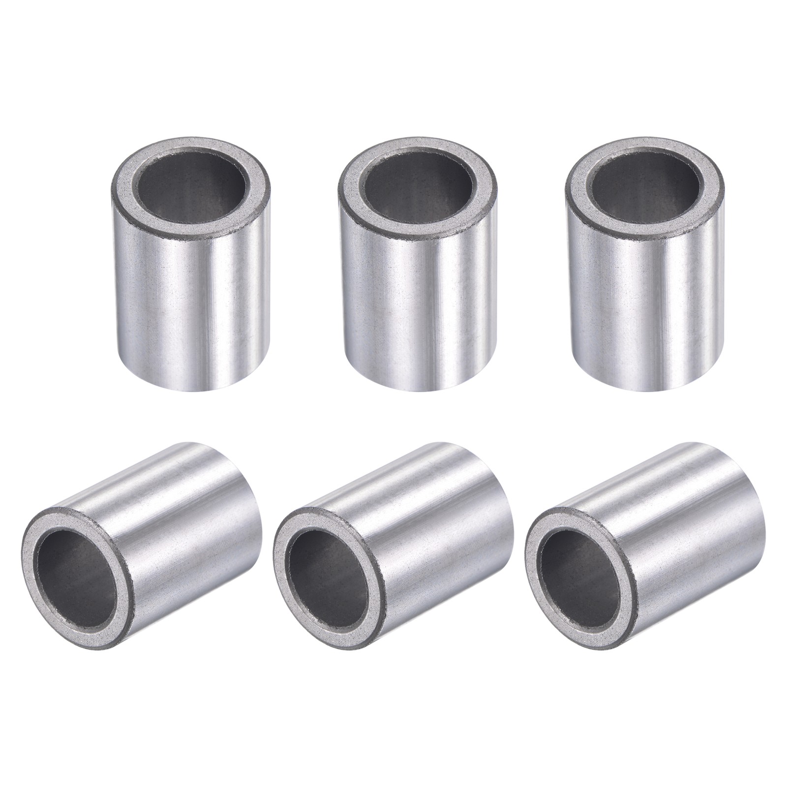 Sleeve Bearing 12mm Bore 18mm OD 24mm Length Sintered Iron Self-Lubricating 6pcs