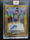 2024 Panini Prizm Deca - Ladd McConkey Rookie Auto Gold Shimmer FOTL /10 RC, AU