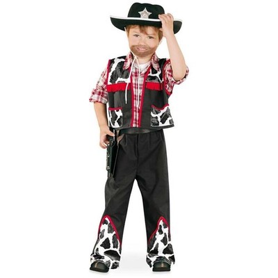 JUNGEN COWBOY KOSTÜM # Karneval Fasching Kinder Weste Hose Western Motto Party