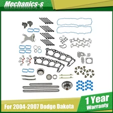 Fit For Dodge Ram 1500 Dakota 04 05-07 Timing Chain Kit Head Gasket bolts Set